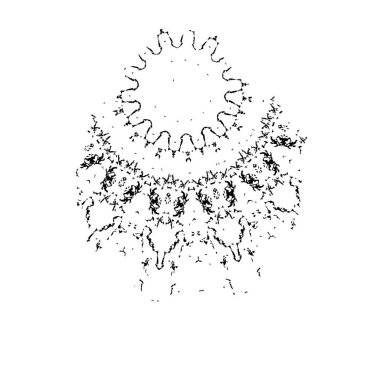 elle çizilmiş bir çerçeve. vektör çizim.