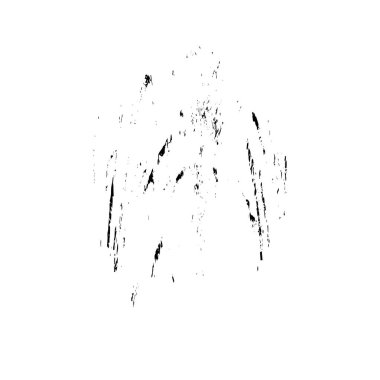Beyaz arka planda soyut siyah mürekkep lekesi. vektör illüstrasyonu
