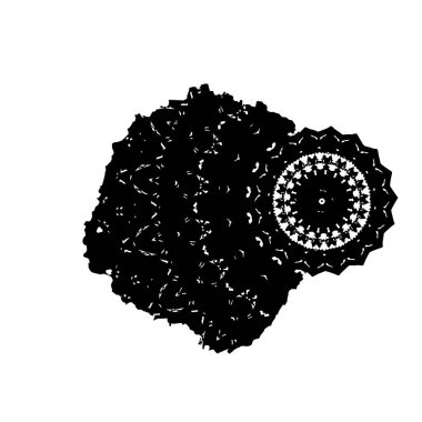 Beyin logosu şablon vektör illüstrasyon tasarımı