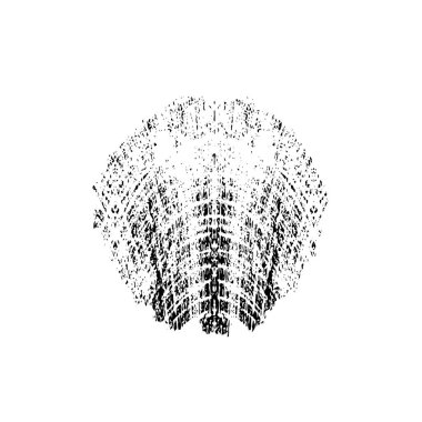 Beyaz arka planda soyut siyah mürekkep lekesi. vektör illüstrasyonu