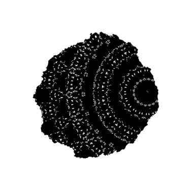 Beyaz arkaplanda soyut grunge fırçası