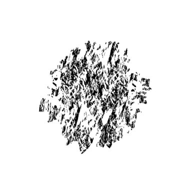 Beyaz arkaplanda soyut grunge fırçası