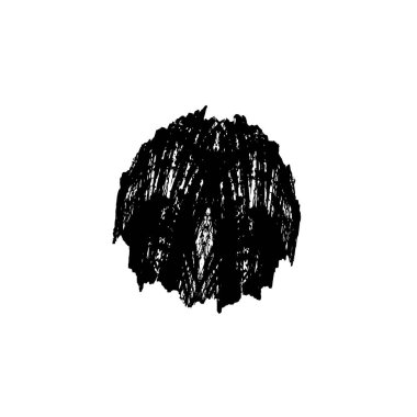 Beyaz arkaplanda soyut grunge fırçası