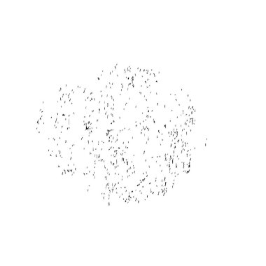 Beyaz arkaplanda soyut grunge fırçası