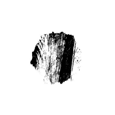 Beyaz arkaplanda soyut grunge fırçası