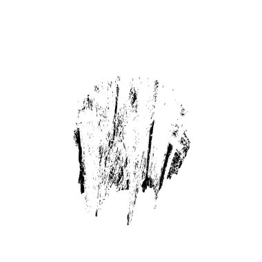 Beyaz arkaplanda soyut grunge fırçası