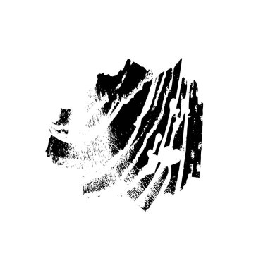 siyah fırça darbesi dokusu. soyut el çizimi arkaplan boyası.