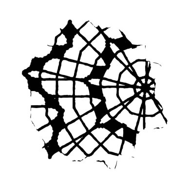 Tasarımınız için siyah vektör elemanı. Soyut arka plan, sanat. Bir şablon arkaplanının dokusunun çizimi