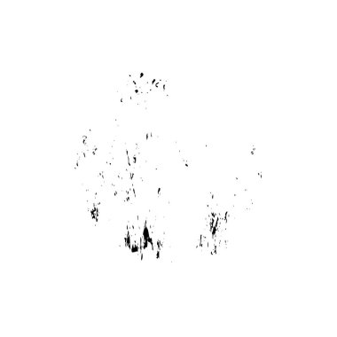 Beyaz arka planda soyut siyah mürekkep lekesi. vektör illüstrasyonu