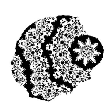 Simsiyah bir ziynet eşyası..