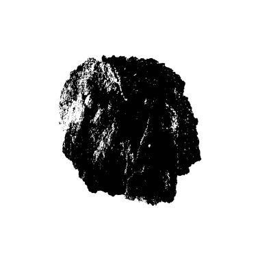 Vektör el siyah mürekkep fırçası darbesi. soyut grunge fırça dokusu.