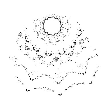 Soyut arkaplan. siyah ve beyaz resim.