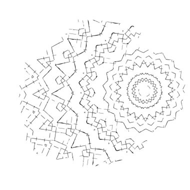 Geometrik şekil, vektör illüstrasyonu