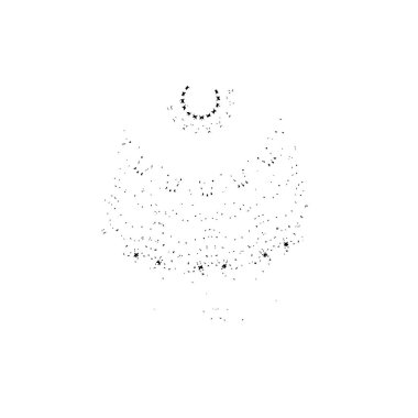 Beyaz arka planda siyah grunge fırça darbeleri. Soyut yazdırma