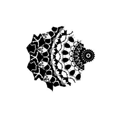 Siyah mürekkep fırçasının vektör çizimi