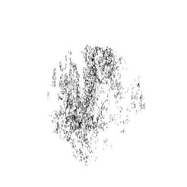 Siyah mürekkep fırçasının vektör çizimi