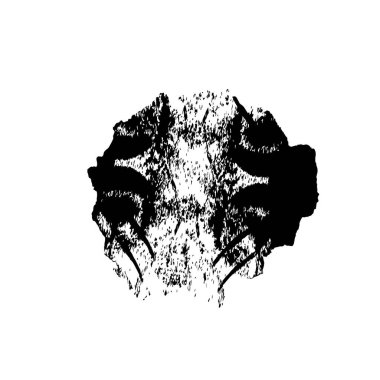 Siyah mürekkep fırçasının vektör çizimi