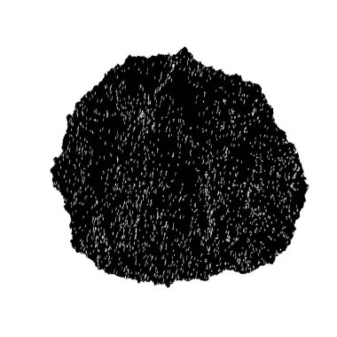 Siyah mürekkep fırçasının vektör çizimi