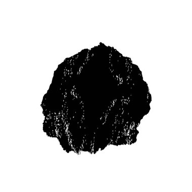 Siyah mürekkep fırçasının vektör çizimi