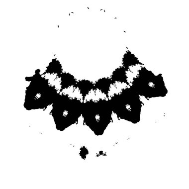 Siyah mürekkep fırçasının vektör çizimi