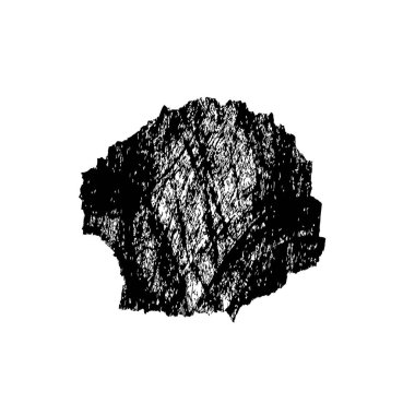 Siyah mürekkep fırçasının vektör çizimi