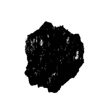 Siyah mürekkep fırçasının vektör çizimi