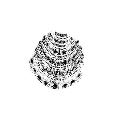 Siyah mürekkep fırçasının vektör çizimi