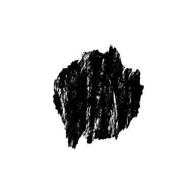 Siyah mürekkep fırçasının vektör çizimi