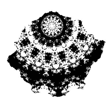 Siyah mürekkep fırçasının vektör çizimi