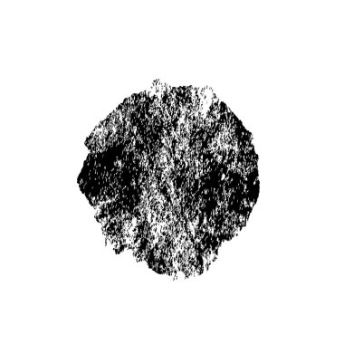 Siyah mürekkep fırçasının vektör çizimi