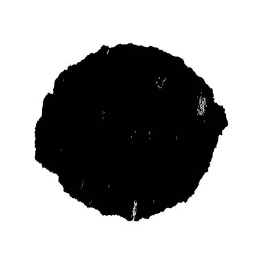 Siyah mürekkep fırçasının vektör çizimi