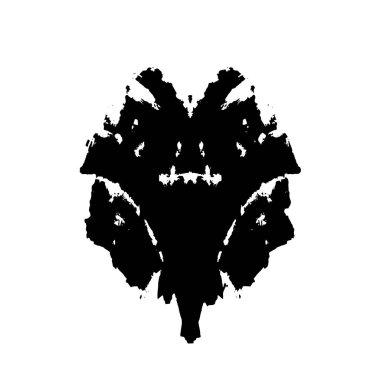 Beyaz arka planda siyah grunge fırça darbeleri. Soyut yazdırma