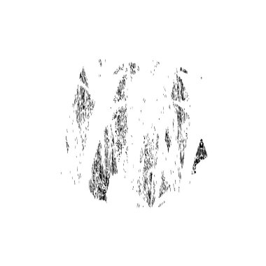 Beyaz arka planda siyah grunge fırça darbeleri. Soyut yazdırma