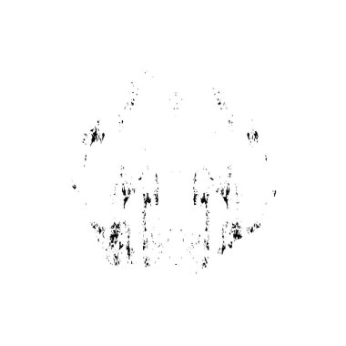 Beyaz arka planda soyut siyah mürekkep lekesi. vektör illüstrasyonu