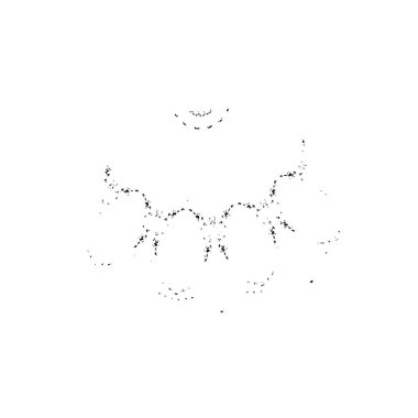 soyut tek renkli geometrik dekoratif çizim