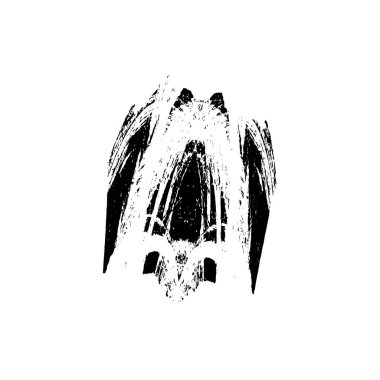 vektör siyah fırça darbesi. siyah ve beyaz 