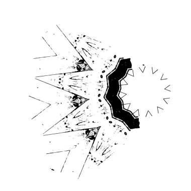 vektör siyah fırça darbesi. siyah ve beyaz 