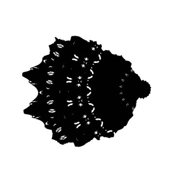 soyut tek renkli geometrik dekoratif çizim