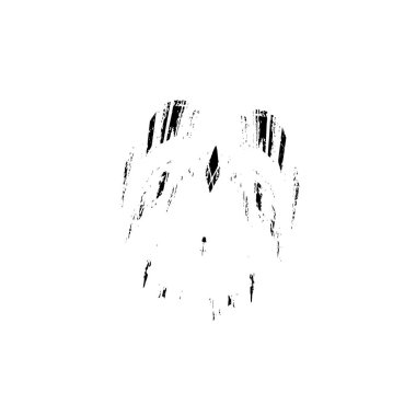 siyah mürekkep fırçası lekesi, vektör çizimi