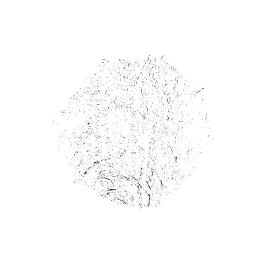 Beyaz arkaplanda soyut grunge mürekkep lekesi