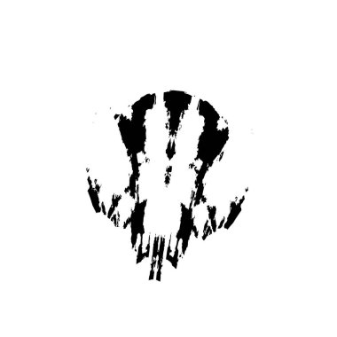 Grunge siyah beyaz dokusuyla örtüşüyor. Soyut şablon tasarımı. vektör