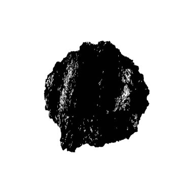 Beyaz arkaplanda siyah grunge mürekkep fırçası darbeleri. 