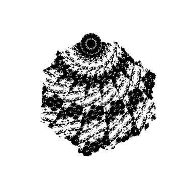 Yuvarlak kabile süsü, vektör illüstrasyon tasarımı