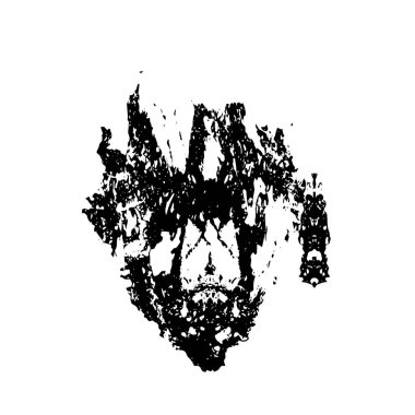 Grunge siyah beyaz dokusuyla örtüşüyor. Soyut şablon tasarımı. vektör