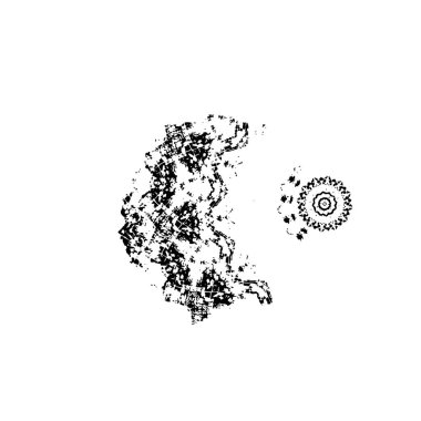 Yuvarlak kabile süsü, vektör illüstrasyon tasarımı