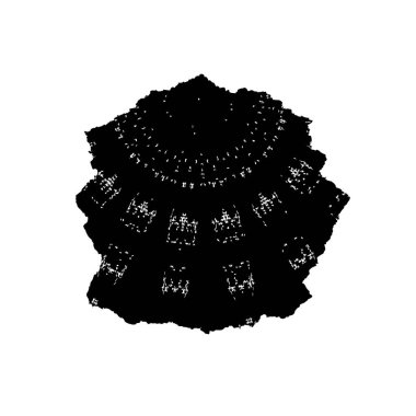 Yuvarlak kabile süsü, vektör illüstrasyon tasarımı