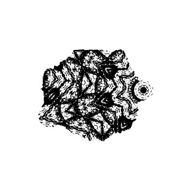 Grunge siyah beyaz dokusuyla örtüşüyor. Soyut şablon tasarımı. vektör