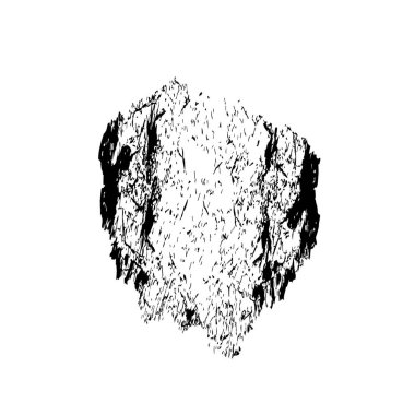 Beyaz arkaplanda soyut grunge ögesi, vektör illüstrasyonu