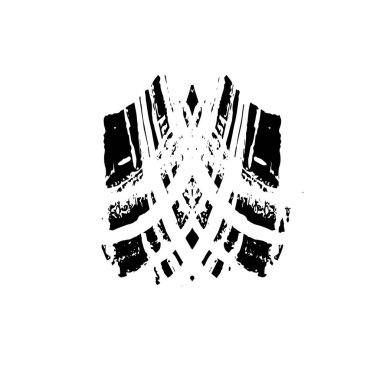 soyut siyah ve beyaz geometrik süsleme çizimi