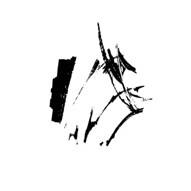 Beyaz arkaplanda soyut grunge ögesi, vektör illüstrasyonu